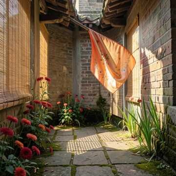 The Spring Breeze Drifts Along the Path